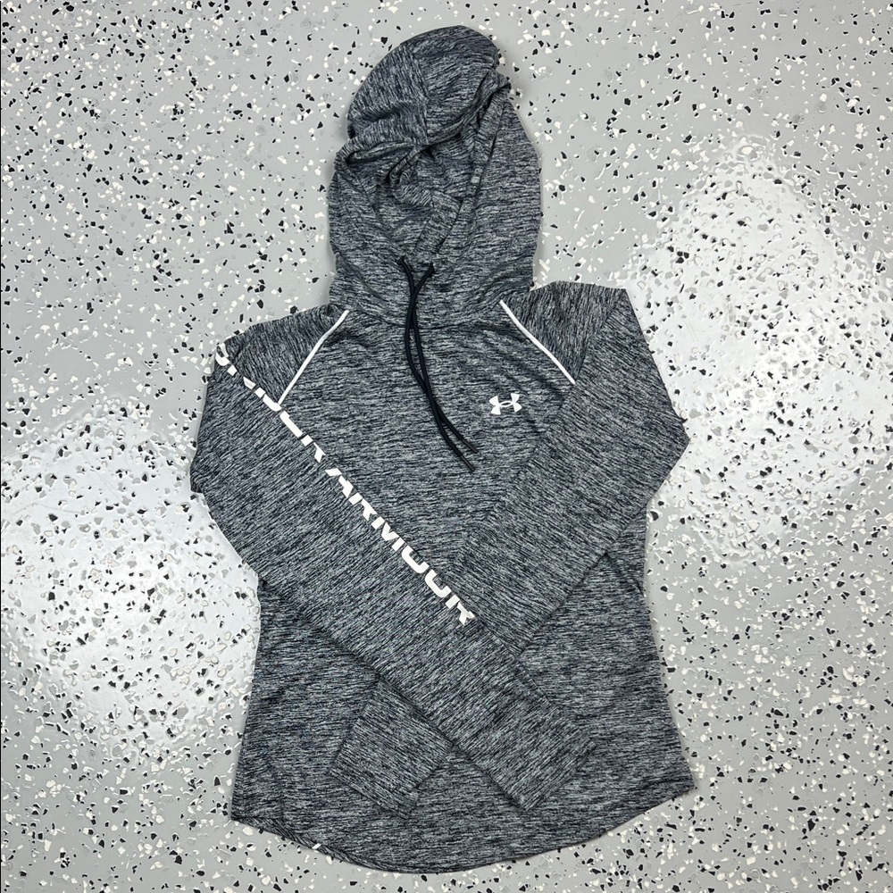 Under Armour Charcoal and White Knit Pullover